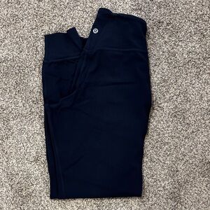 Lululemon blue joggers. Size 4 Barely worn.